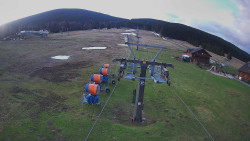 Dolní část sjezdovky Skiareálu Ramzová