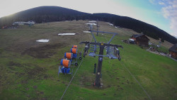 Dolní část sjezdovky Skiareálu Ramzová