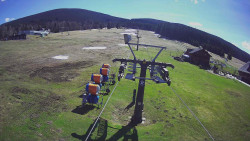 Dolní část sjezdovky Skiareálu Ramzová