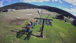 Dolní část sjezdovky Skiareálu Ramzová