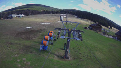 Dolní část sjezdovky Skiareálu Ramzová