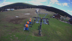 Dolní část sjezdovky Skiareálu Ramzová