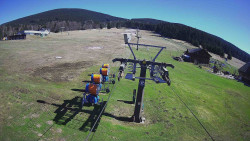 Dolní část sjezdovky Skiareálu Ramzová