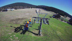 Dolní část sjezdovky Skiareálu Ramzová