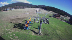 Dolní část sjezdovky Skiareálu Ramzová