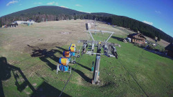 Dolní část sjezdovky Skiareálu Ramzová