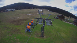 Dolní část sjezdovky Skiareálu Ramzová