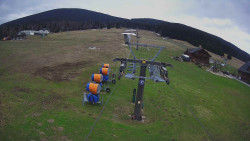 Dolní část sjezdovky Skiareálu Ramzová