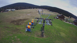 Dolní část sjezdovky Skiareálu Ramzová