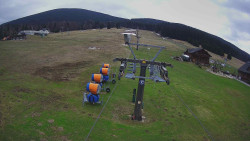 Dolní část sjezdovky Skiareálu Ramzová