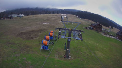 Dolní část sjezdovky Skiareálu Ramzová