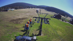 Dolní část sjezdovky Skiareálu Ramzová