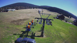 Dolní část sjezdovky Skiareálu Ramzová