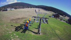 Dolní část sjezdovky Skiareálu Ramzová