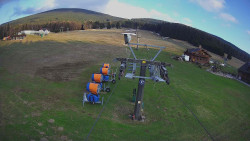 Dolní část sjezdovky Skiareálu Ramzová