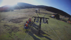 Dolní část sjezdovky Skiareálu Ramzová