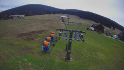 Dolní část sjezdovky Skiareálu Ramzová