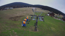 Dolní část sjezdovky Skiareálu Ramzová