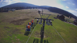 Dolní část sjezdovky Skiareálu Ramzová