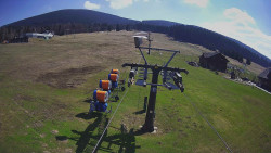 Dolní část sjezdovky Skiareálu Ramzová