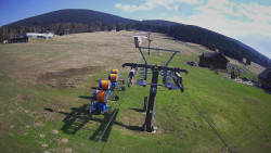 Dolní část sjezdovky Skiareálu Ramzová