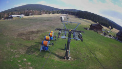 Dolní část sjezdovky Skiareálu Ramzová