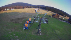 Dolní část sjezdovky Skiareálu Ramzová