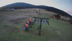 Dolní část sjezdovky Skiareálu Ramzová