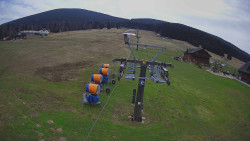 Dolní část sjezdovky Skiareálu Ramzová