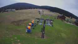 Dolní část sjezdovky Skiareálu Ramzová