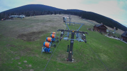 Dolní část sjezdovky Skiareálu Ramzová