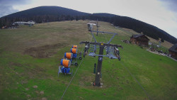 Dolní část sjezdovky Skiareálu Ramzová