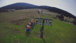 Dolní část sjezdovky Skiareálu Ramzová