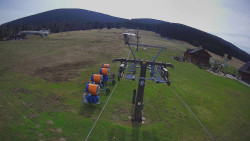 Dolní část sjezdovky Skiareálu Ramzová