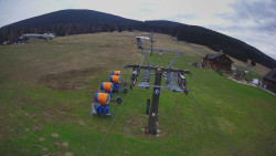 Dolní část sjezdovky Skiareálu Ramzová