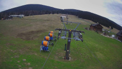 Dolní část sjezdovky Skiareálu Ramzová