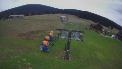 Dolní část sjezdovky Skiareálu Ramzová