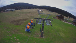 Dolní část sjezdovky Skiareálu Ramzová