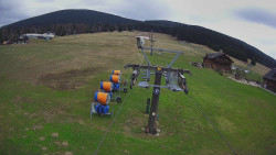 Dolní část sjezdovky Skiareálu Ramzová