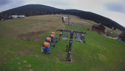 Dolní část sjezdovky Skiareálu Ramzová