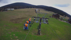 Dolní část sjezdovky Skiareálu Ramzová