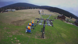 Dolní část sjezdovky Skiareálu Ramzová