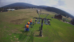 Dolní část sjezdovky Skiareálu Ramzová