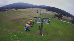 Dolní část sjezdovky Skiareálu Ramzová