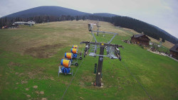 Dolní část sjezdovky Skiareálu Ramzová