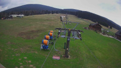 Dolní část sjezdovky Skiareálu Ramzová