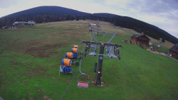 Dolní část sjezdovky Skiareálu Ramzová