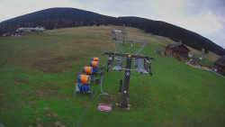 Dolní část sjezdovky Skiareálu Ramzová