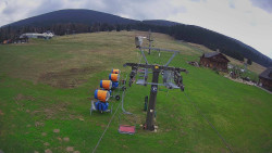 Dolní část sjezdovky Skiareálu Ramzová