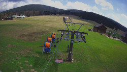 Dolní část sjezdovky Skiareálu Ramzová